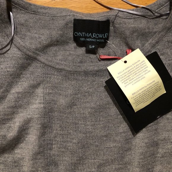 Brand New Cynthia Rowley Wool Batwing/ Angel wing Midi Dress - Picture 5 of 9